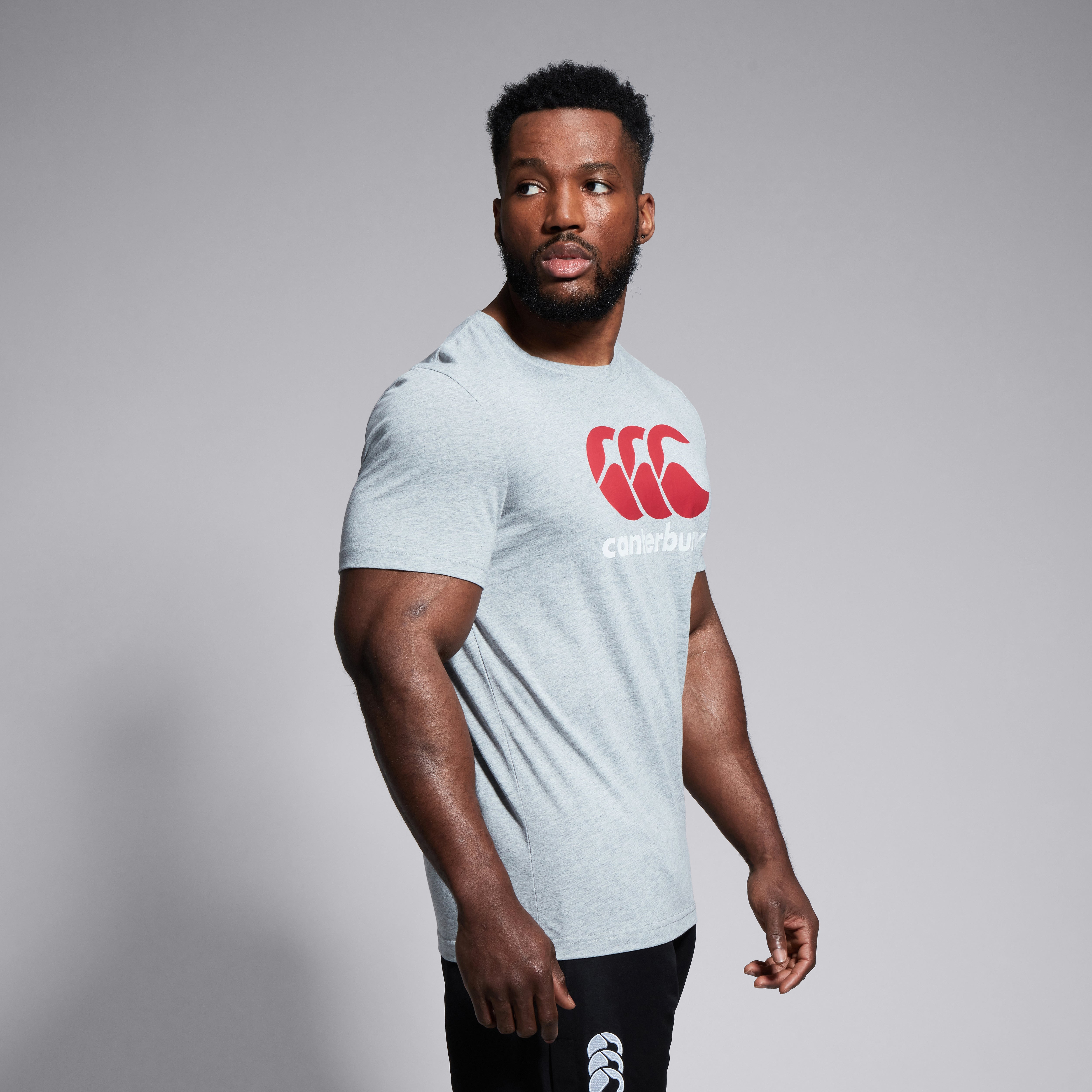 canterbury-ccc-logo-tee-uomo-t-shirt-grigia image 3