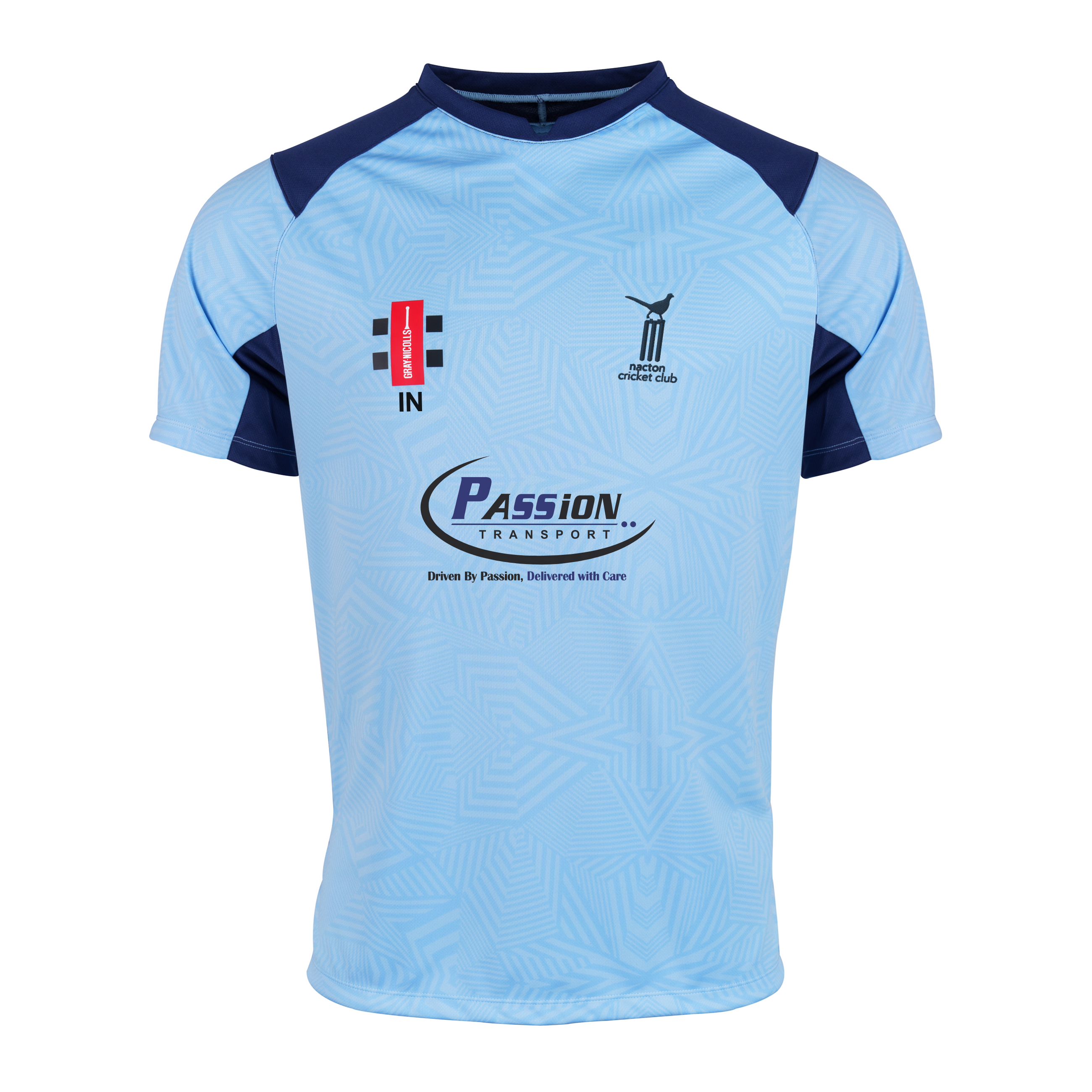gray-nicolls-nacton-cc-maglia-pro-t20-e-training-manica-corta-senior-navy-sky image 1