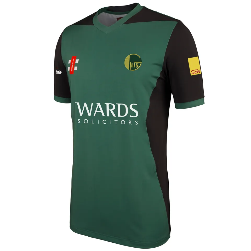 gray-nicolls-golden-hill-cc-senior-maglia-pro-performance-t20-verde-nero image 1