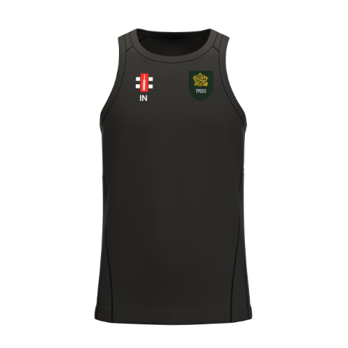 gray-nicolls-tong-park-esholt-cc-atom-vest-senior-black-gilet-training-cricket image 1