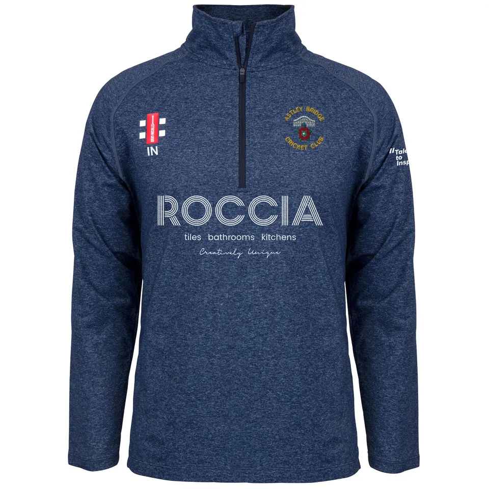 gray-nicolls-astley-bridge-velocity-mid-layer-junior-navy-con-mezza-zip image 1