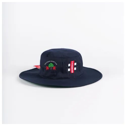 gray-nicolls-presteigne-cc-cappello-sole-cricket-senior-dark-navy image 1