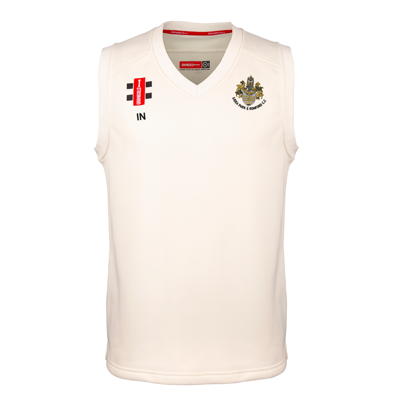 gray-nicolls-pro-performance-match-slipover-junior-gidea-park-romford-cc-avorio image 1
