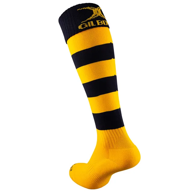 gilbert-rugby-kryten-ii-calzettoni-rugby-senior-newport-schools-ambra-nero image 1