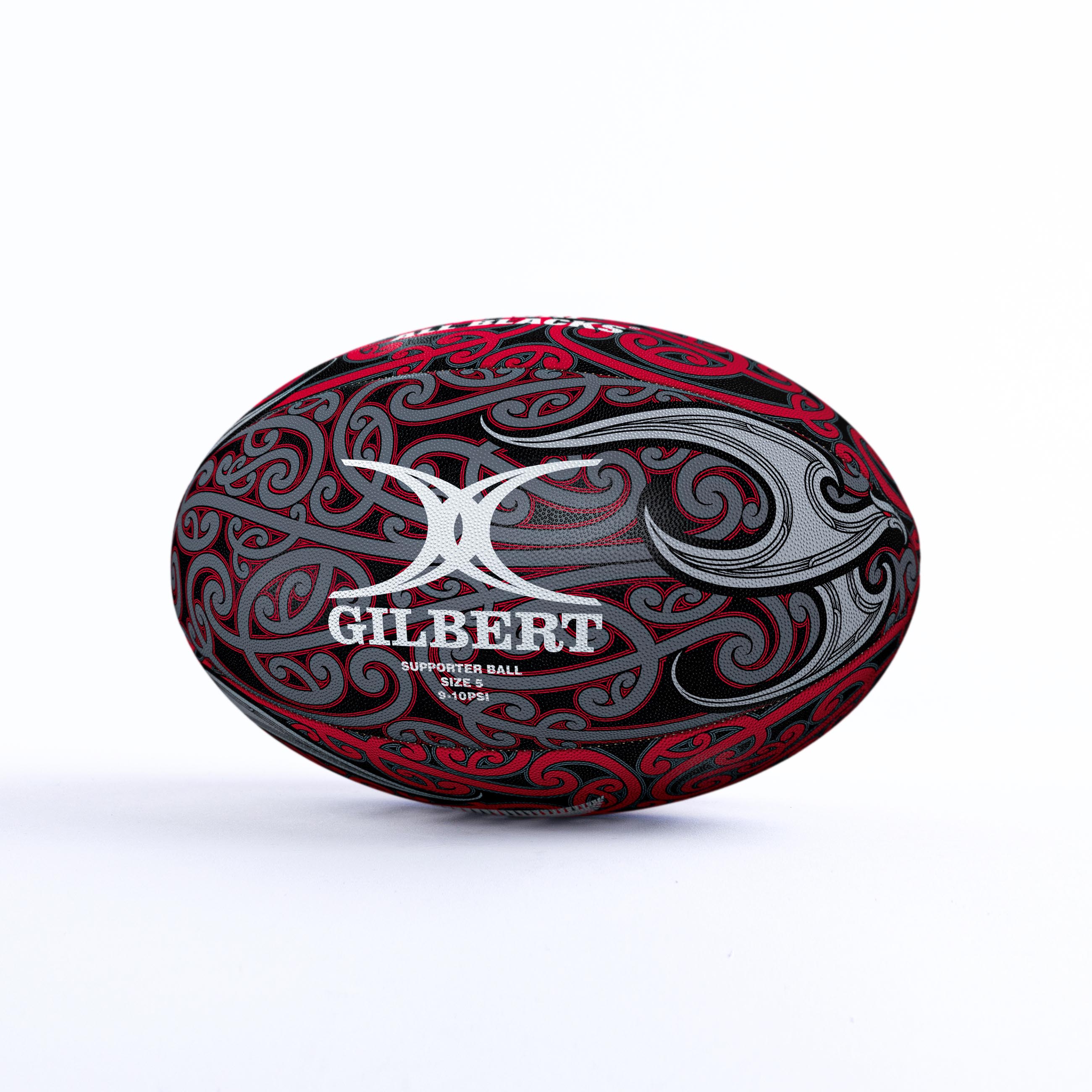 gilbert-rugby-pallone-supporter-all-blacks-m-ori-misura-5 image 2