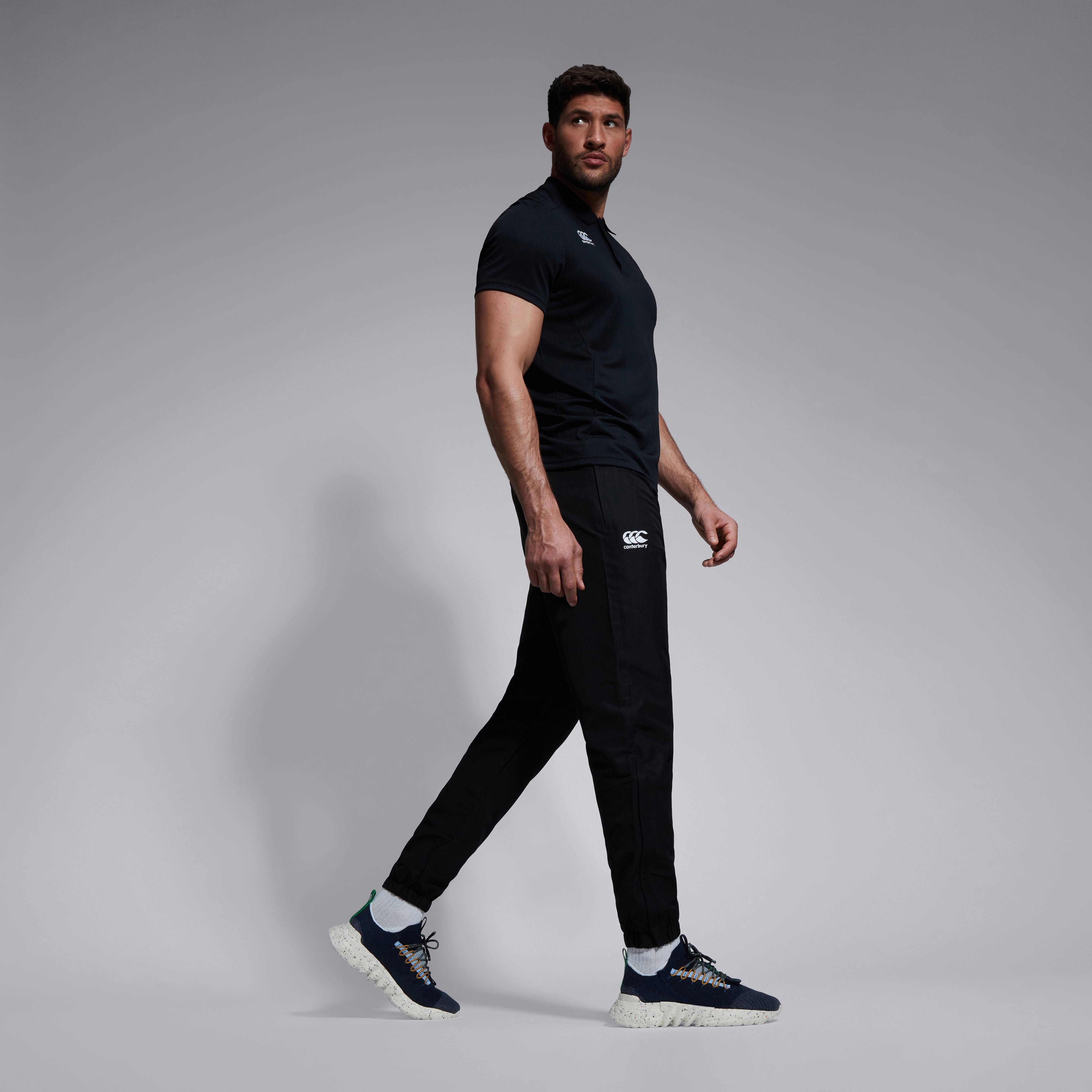 canterbury-club-plain-pantalone-tuta-uomo-nero-vita-affusolata image 4