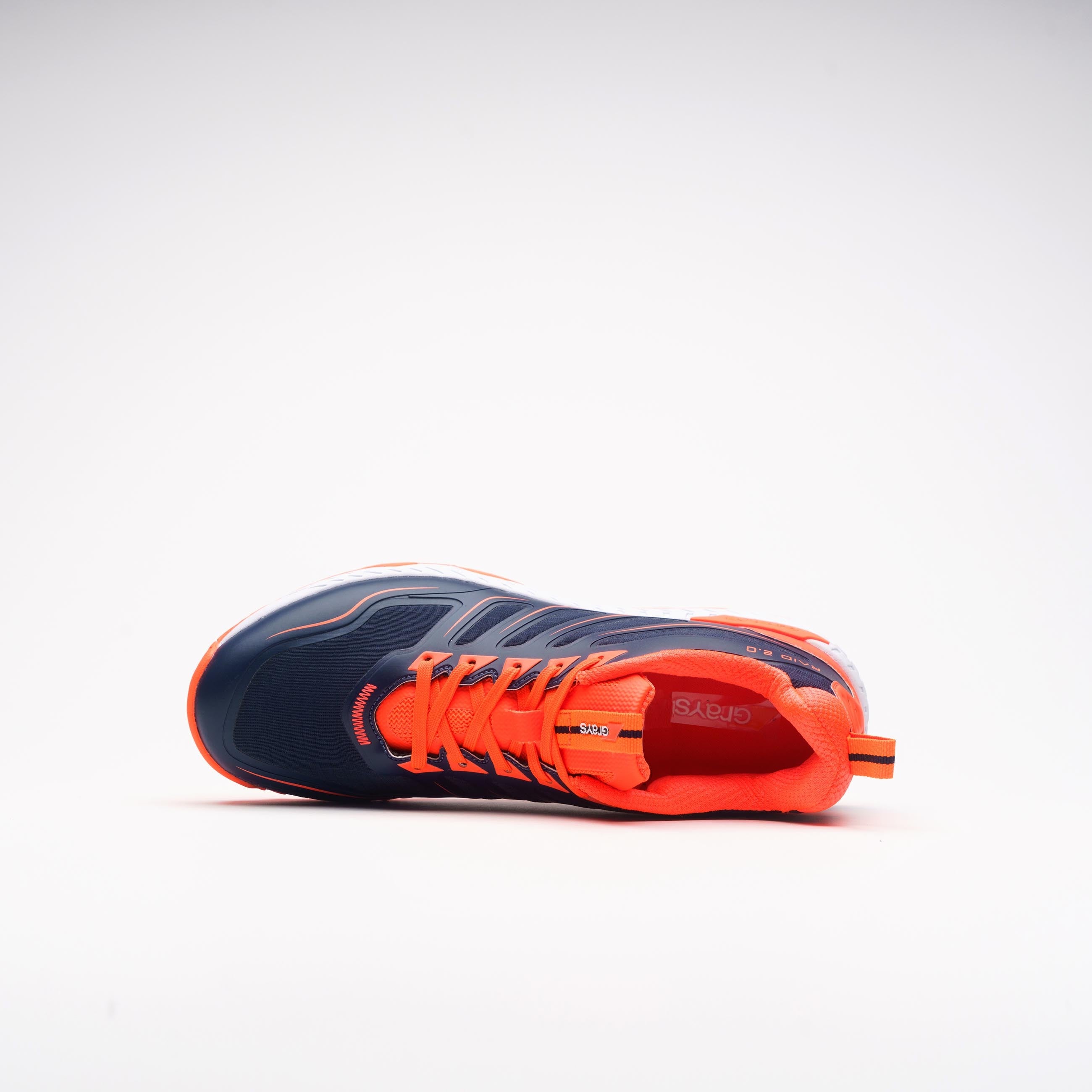 scarpe-hockey-grays-raid-2-0-blu-navy-arancione image 8