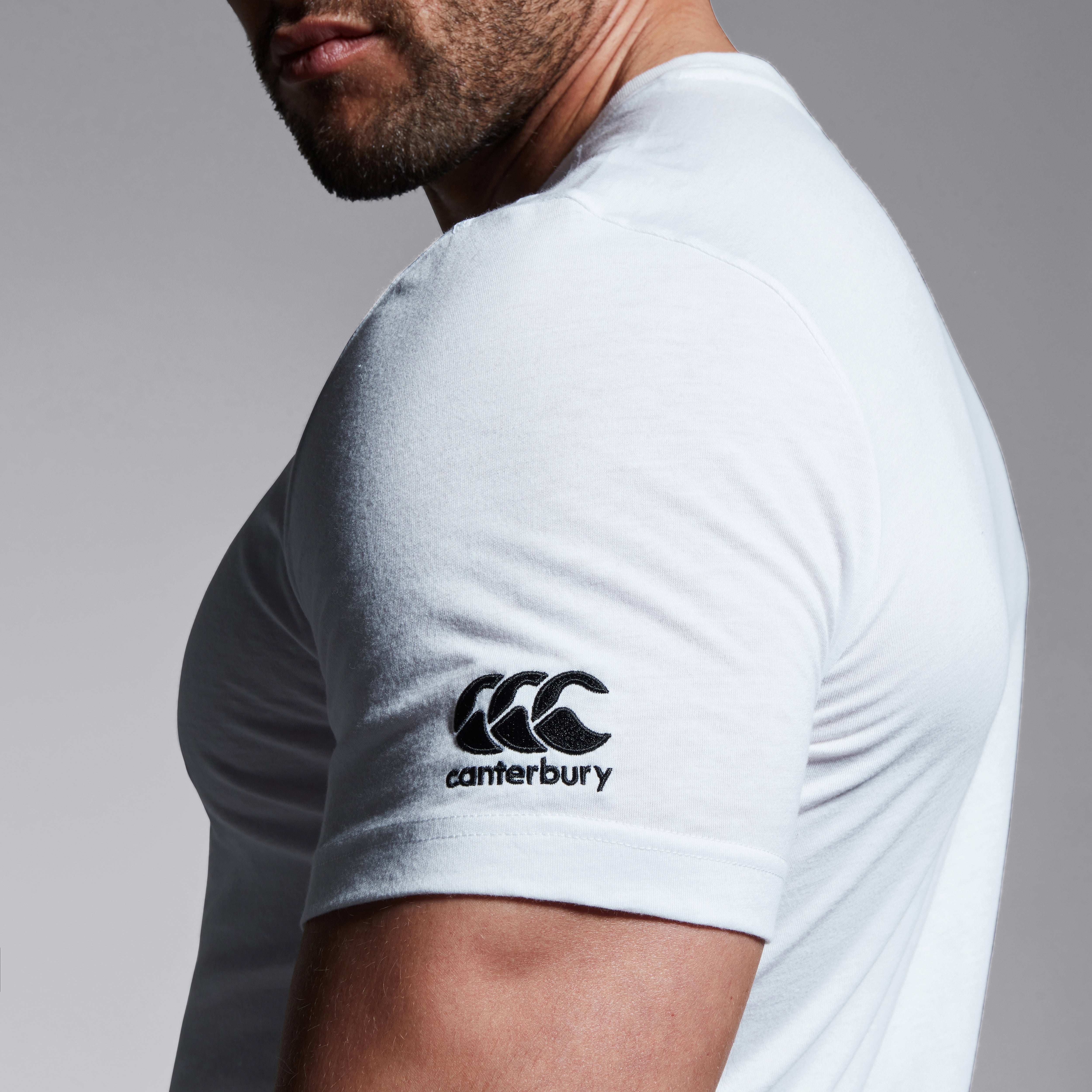 canterbury-club-plain-tee-t-shirt-rugby-uomo-bianca image 7