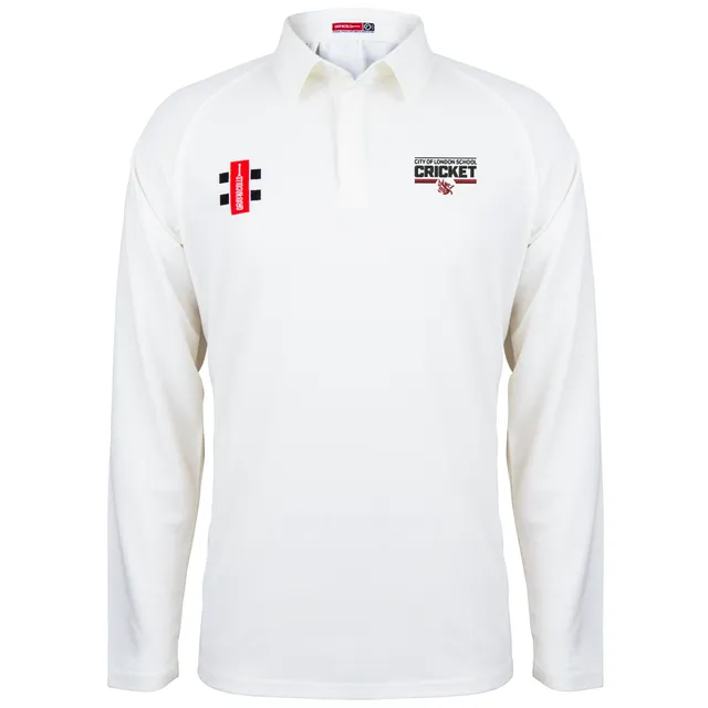 gray-nicolls-matrix-v2-maglia-cricket-manica-lunga-city-of-london-school-junior- image 1