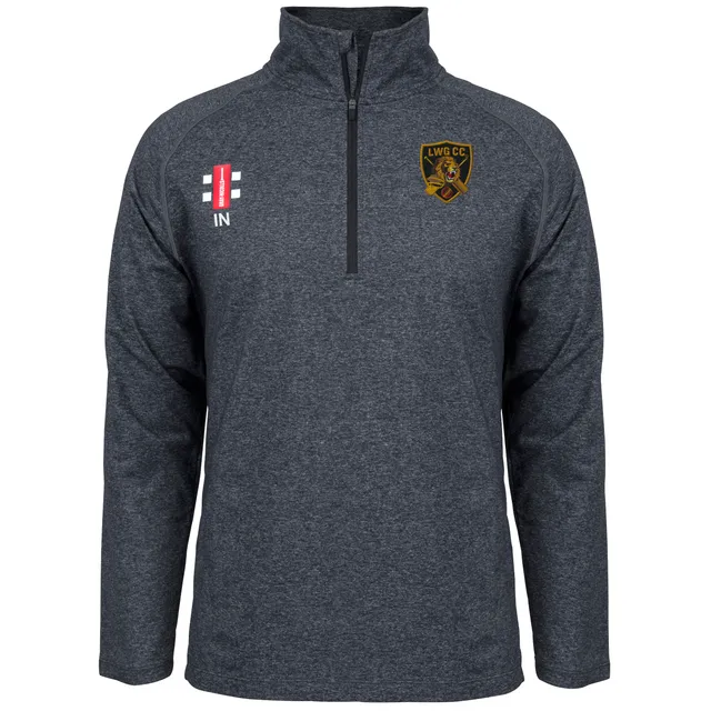 gray-nicolls-velocity-mid-layer-junior-nero-con-mezza-zip-luton-women-girls-cc image 1