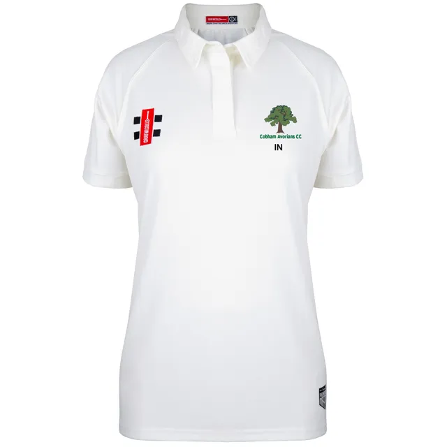 gray-nicolls-matrix-v2-maglia-cricket-manica-corta-donna-avorio-cobham-avorians- image 1