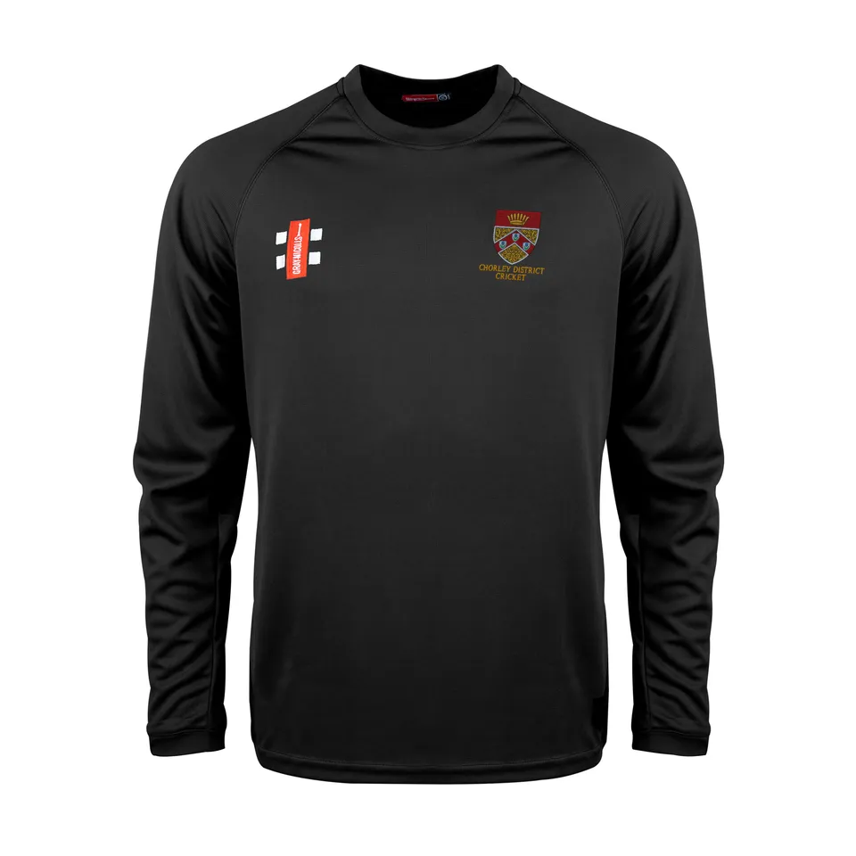 gray-nicolls-matrix-v2-maglia-manica-lunga-junior-chorley-district-cc-nero image 1