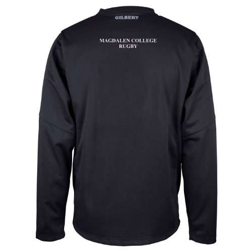 gilbert-rugby-magdalen-college-rugby-adult-pro-warm-up-top-nero image 2