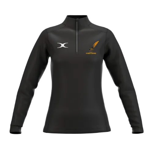 gilbert-rugby-currie-chieftains-donna-nero-atom-pile-1-4-zip image 1