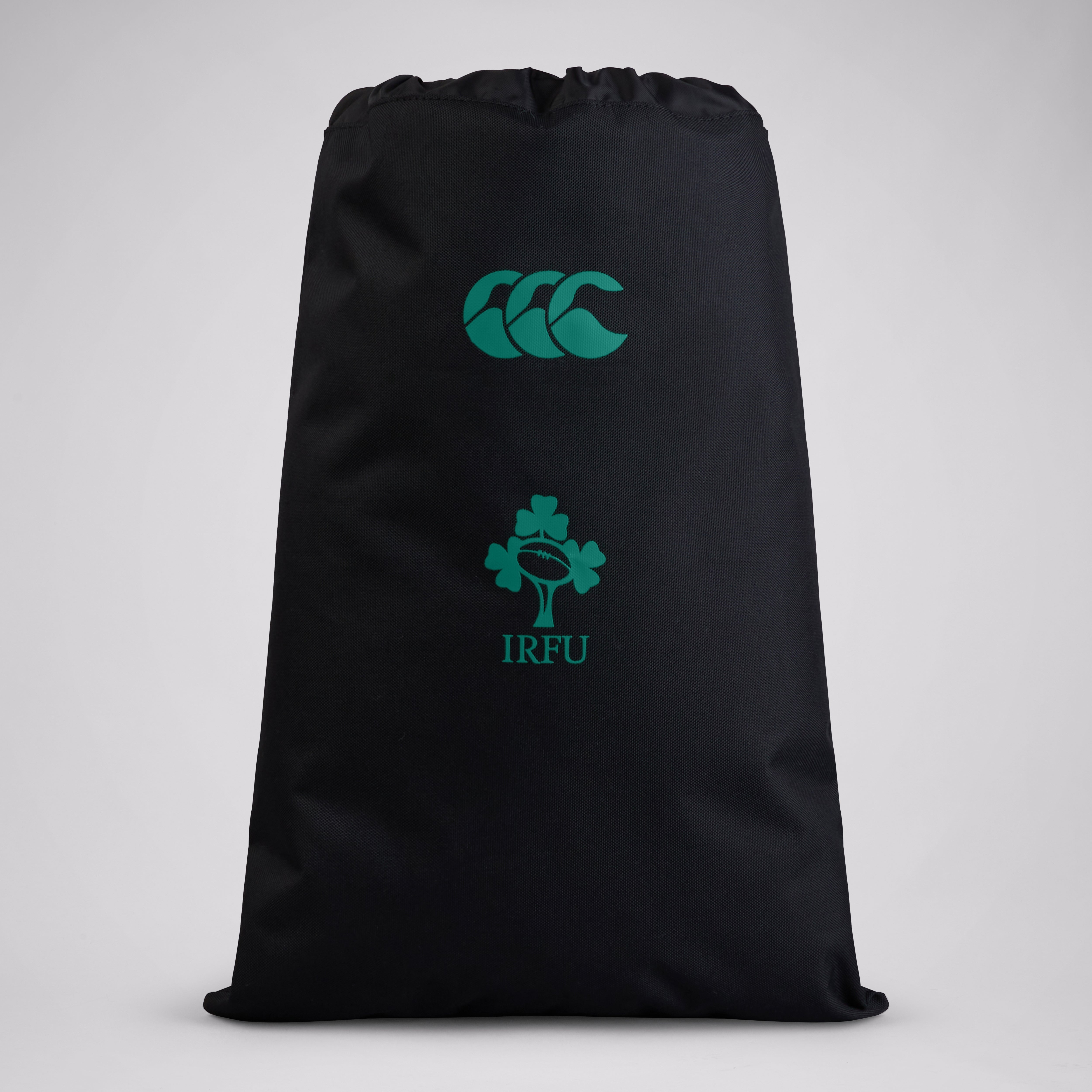 canterbury-ireland-gym-sack-unisex-sacca-rugby-nero-verde image 1