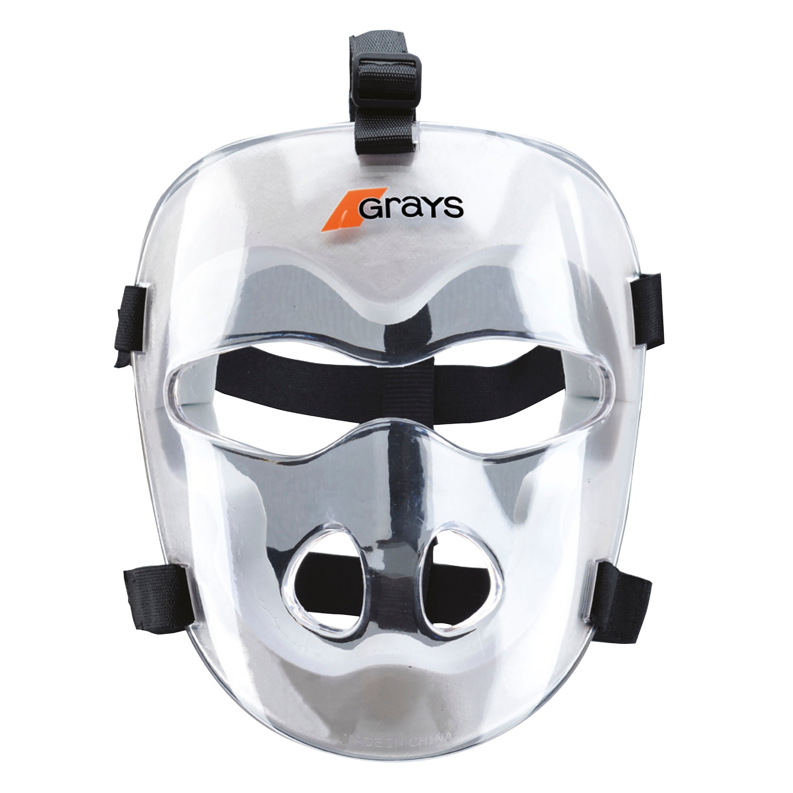 grays-facemask-maschera-hockey-corto-arancione-trasparente image 1