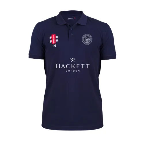 gray-nicolls-velocity-polo-manica-corta-senior-hurlingham-cc-blu-navy image 1