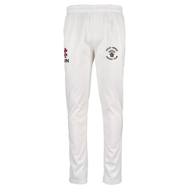 gray-nicolls-astley-bridge-junior-matrix-v2-pantaloni-cricket-slim-fit-avorio image 1
