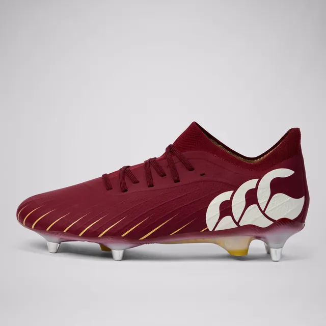 canterbury-speed-falcon-elite-scarpe-rugby-terreno-morbido-rosso image 1