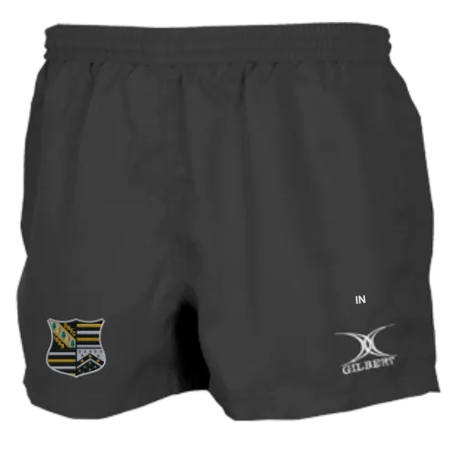 gilbert-rugby-oadby-wyggestonians-rfc-saracen-v3-pantaloncini-match-senior-neri image 1