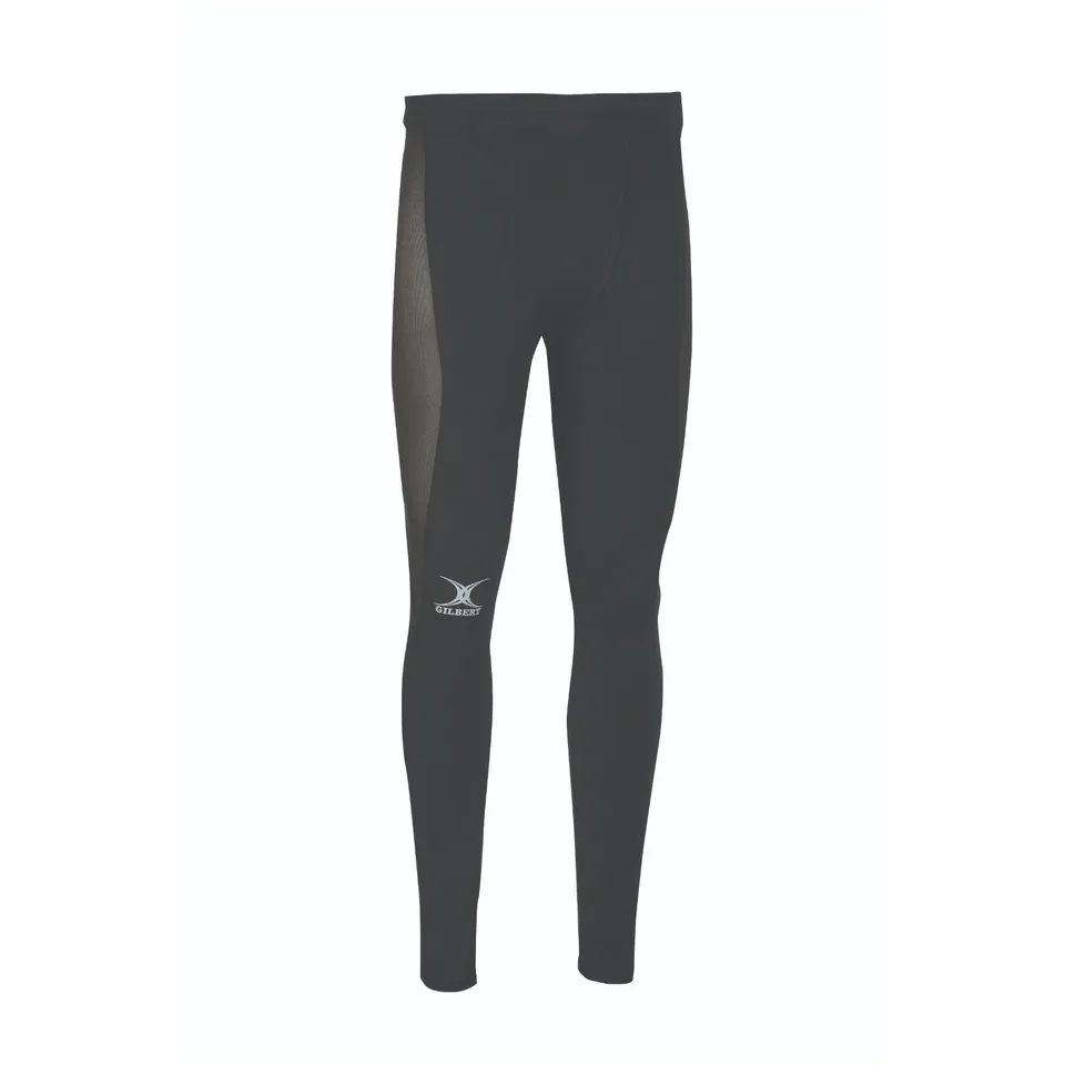 gilbert-rugby-atomic-ii-baselayer-leggings-senior-nero-oadby-wyggestonians-rfc image 1