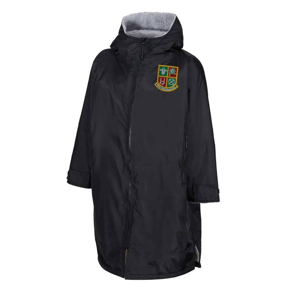 gilbert-rugby-new-tredegar-rfc-senior-giacca-accappatoio-all-weather-change-robe image 1