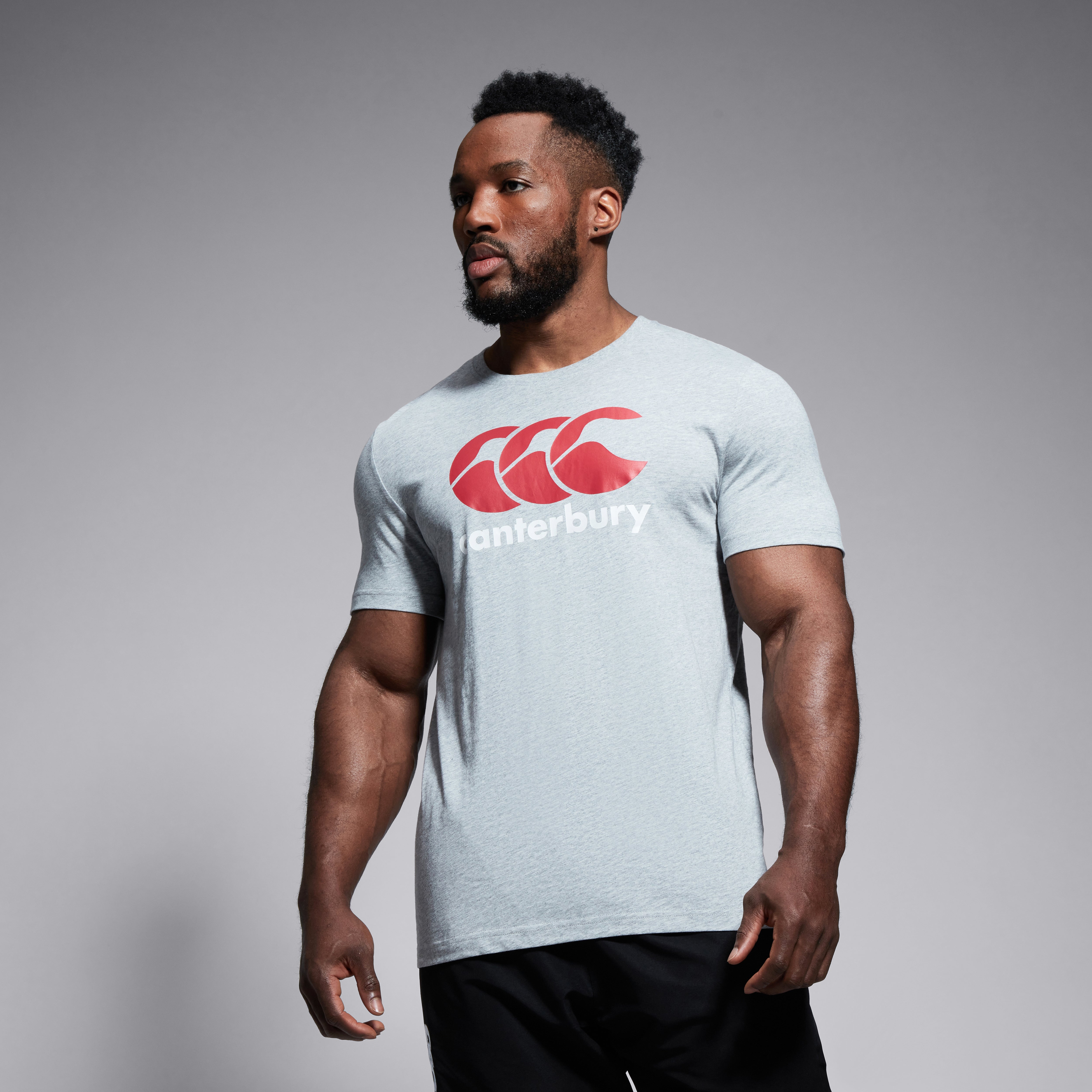 canterbury-ccc-logo-tee-uomo-t-shirt-grigia image 4