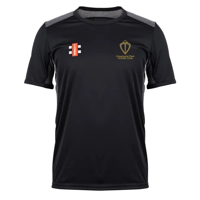 gray-nicolls-crowhurst-park-cc-adulto-pro-performance-t-shirt-manica-corta-nera image 1