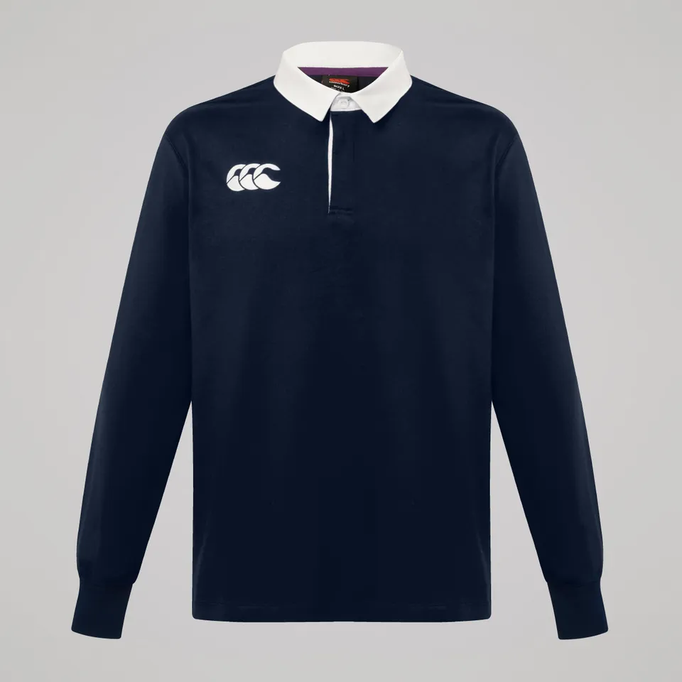 canterbury-classic-long-sleeve-maglia-rugby-manica-lunga-unisex-blu-navy image 1