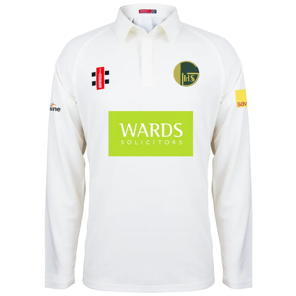 gray-nicolls-golden-hill-cc-junior-matrix-v2-maglia-manica-lunga-avorio image 1