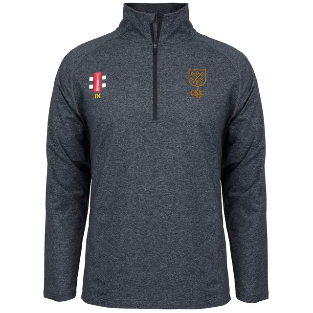 gray-nicolls-north-london-cc-mid-layer-velocity-nero-con-zip-senior image 1