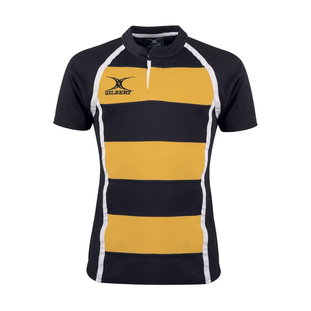 gilbert-rugby-xact-hoops-maglia-gara-junior image 1