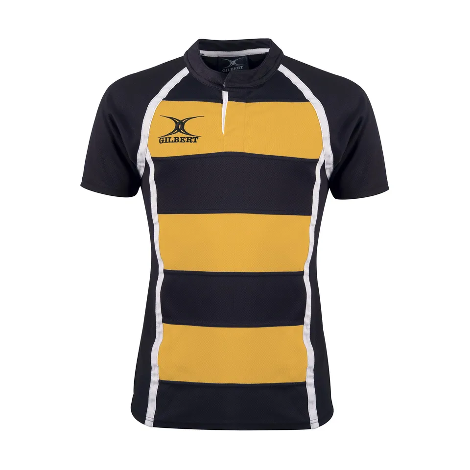 gilbert-rugby-xact-hoops-maglia-gara-junior image 1