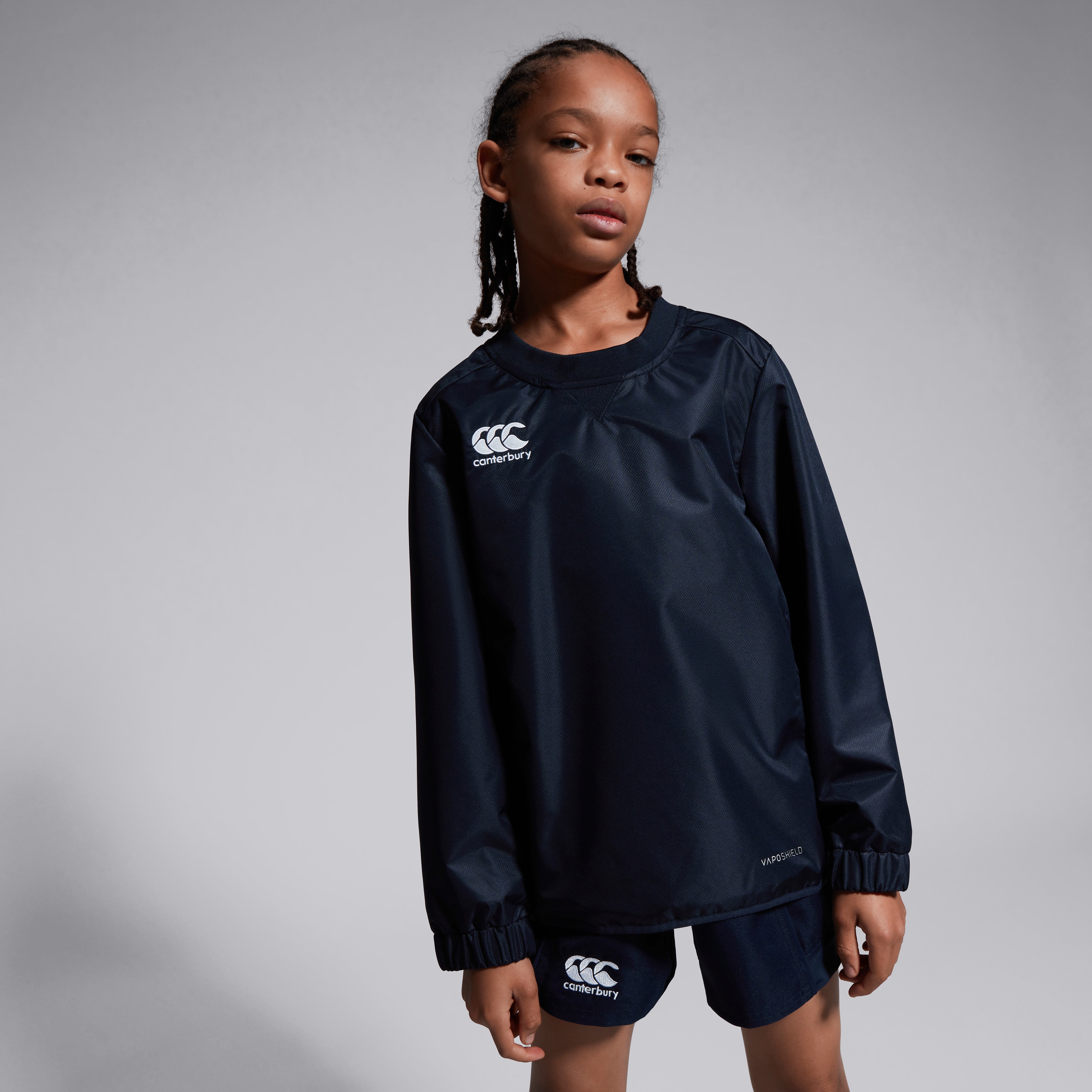canterbury-club-vaposhield-contact-top-junior-unisex-top-rugby-blu-navy image 5