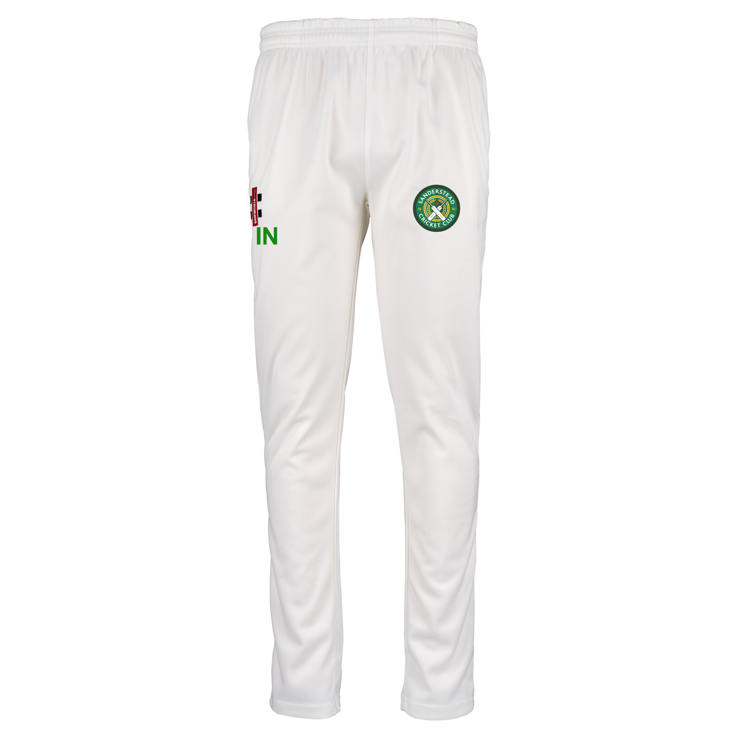gray-nicolls-sanderstead-cc-senior-matrix-v2-pantaloni-cricket-slim-fit-avorio image 1