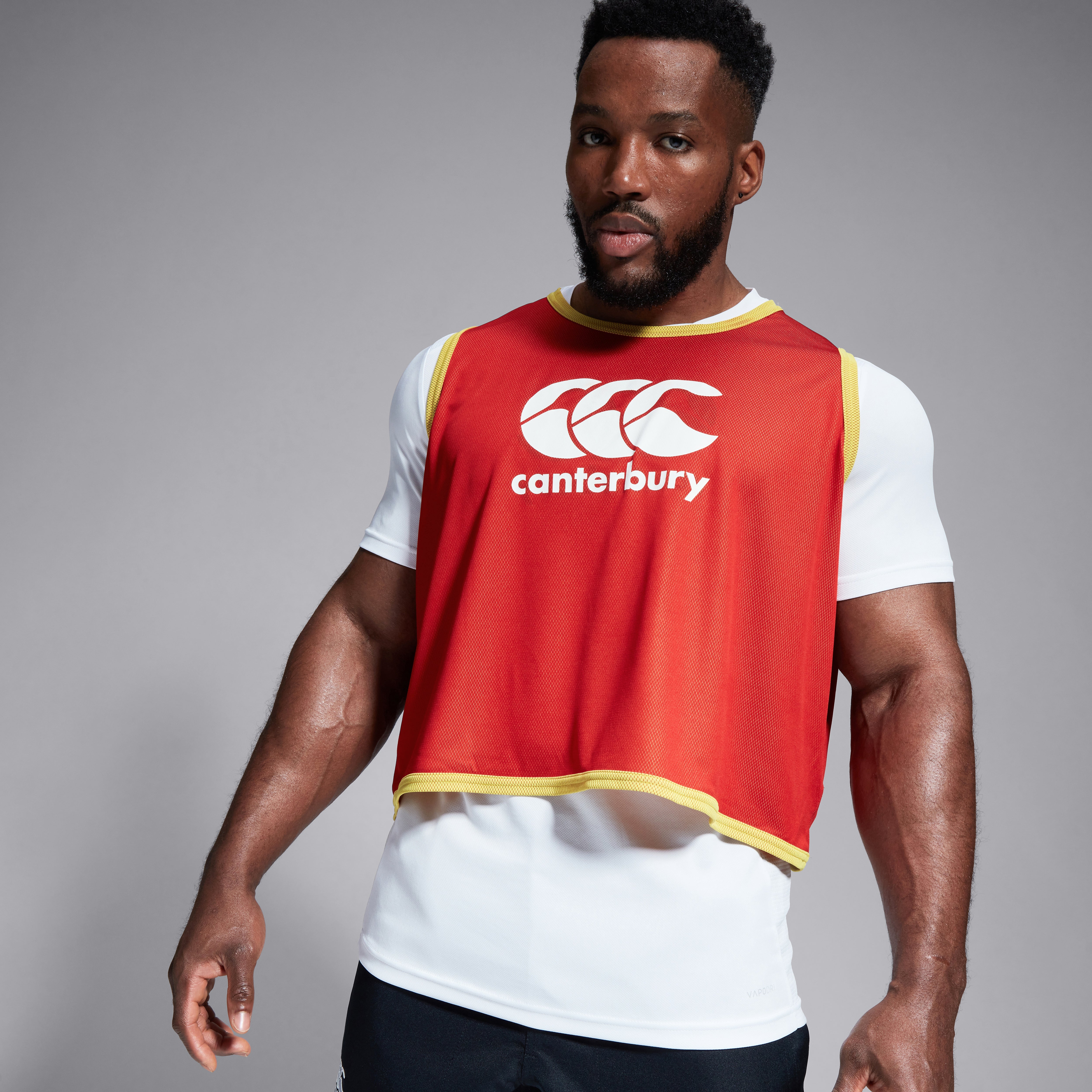 canterbury-reversible-bib-unisex-pettorina-doppia-rosso-giallo image 3
