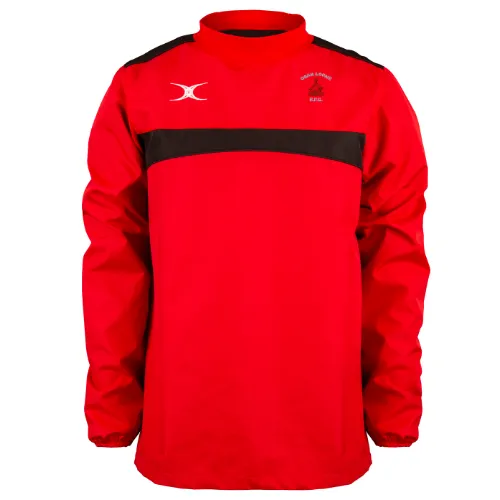 gilbert-rugby-oban-lorne-rfc-photon-giacca-warm-up-junior-rosso-nero image 1