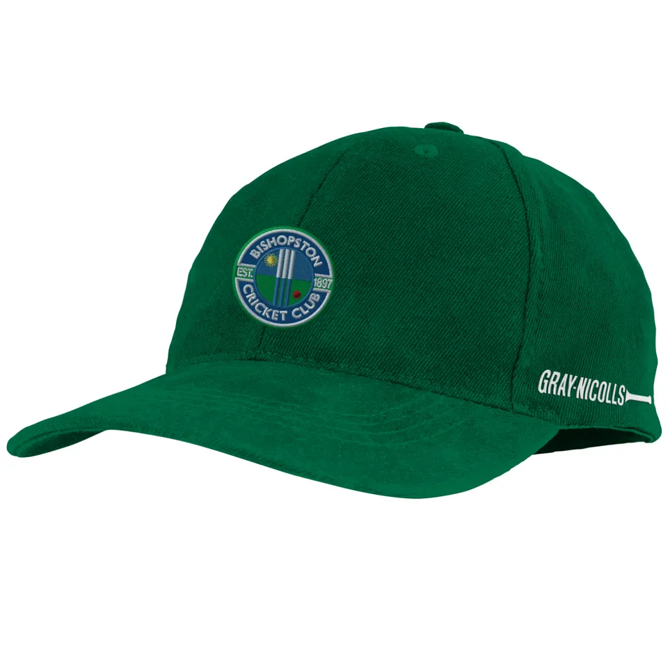 gray-nicolls-bishopston-cc-pro-fit-cappellino-da-cricket-verde-adulto image 1