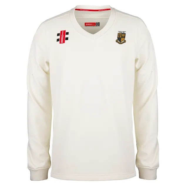 gray-nicolls-carmel-and-district-pro-performance-maglione-match-adulto-avorio image 1