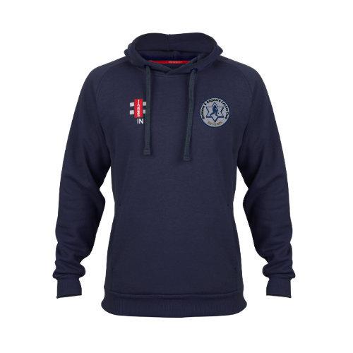 gray-nicolls-velocity-felpa-con-cappuccio-belmont-edgware-cc-junior-blu-navy image 1