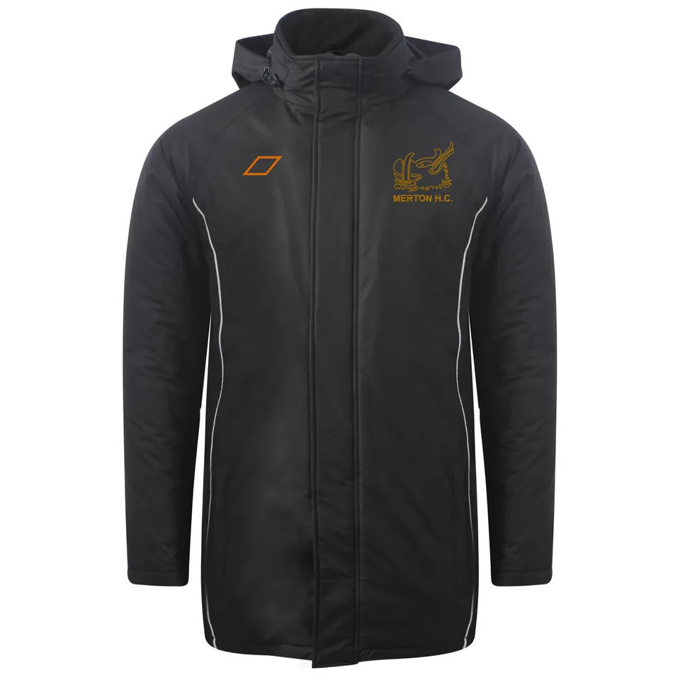 grays-stadium-jacket-senior-nero-argento-merton-hc image 1