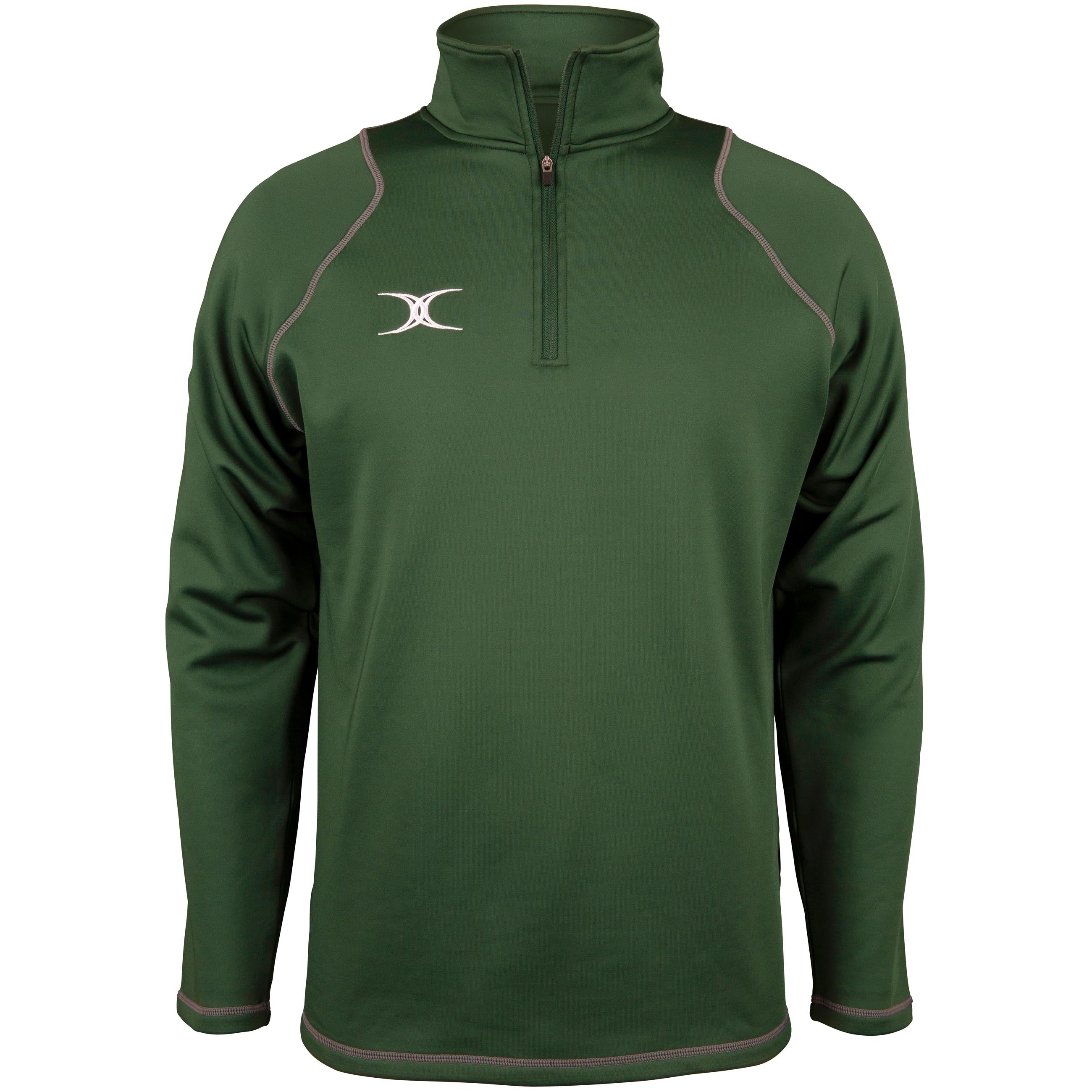 gilbert-rugby-quest-ii-1-4-zip-fleece-uomo-pile-rugby-nero-blu-navy-verde image 7