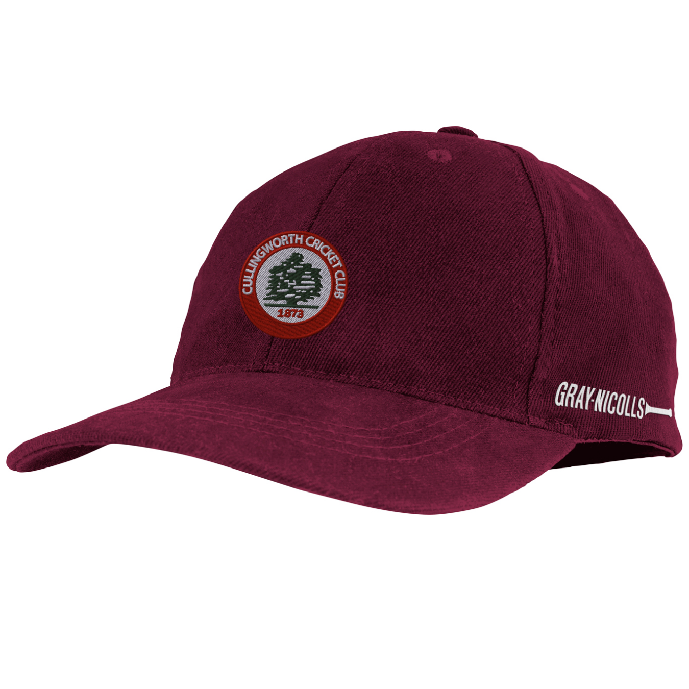 gray-nicolls-cullingworth-cc-pro-fit-cappellino-cricket-adulto-maroon image 1