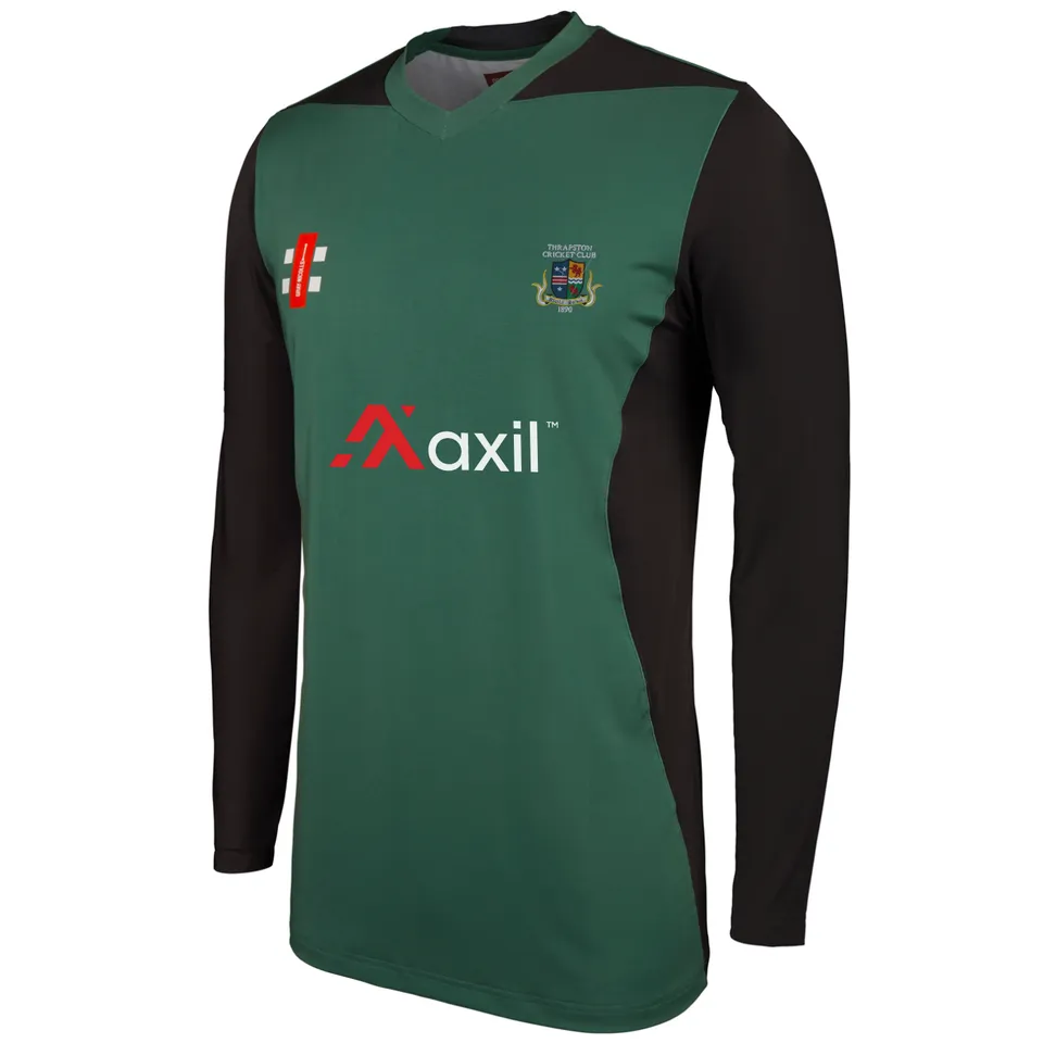 gray-nicolls-pro-performance-maglia-t20-manica-lunga-bambino-verde-nero-u13-u15- image 1