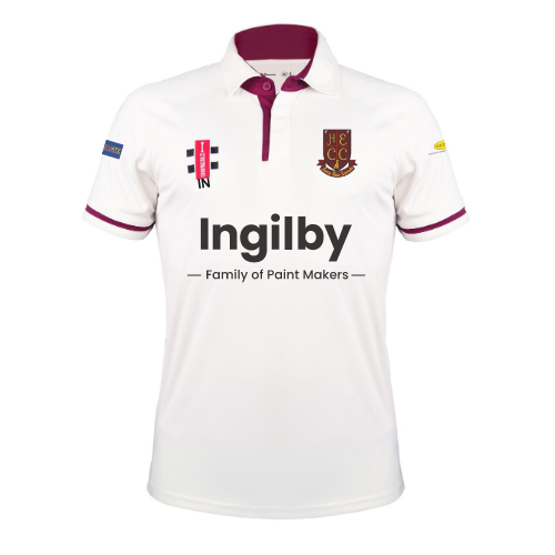 gray-nicolls-high-easter-pro-performance-v3-maglia-gara-s-s-ivory-maroon-senior image 1