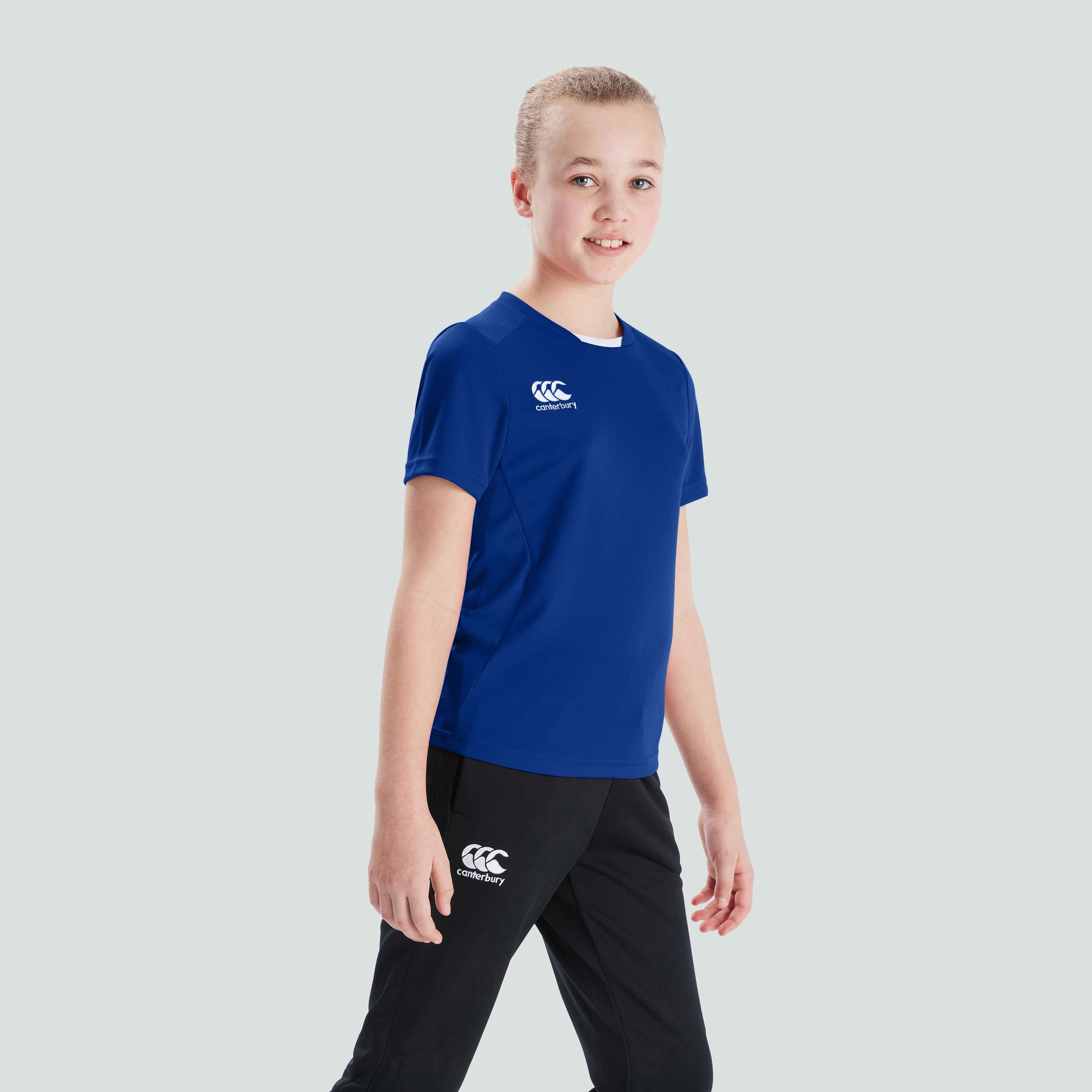 canterbury-club-dry-tee-maglia-rugby-junior-unisex-blu image 3