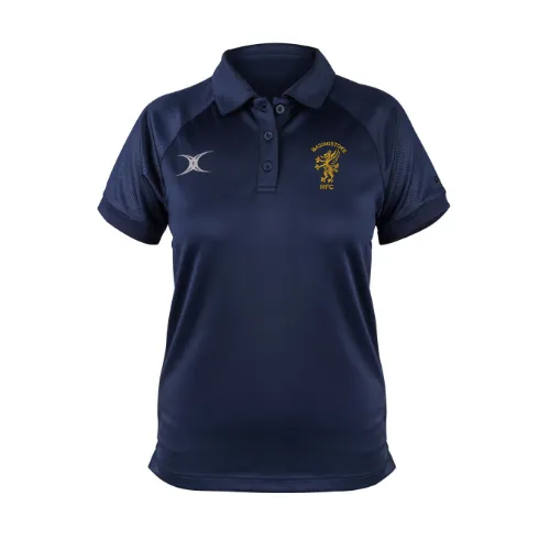 gilbert-rugby-basingstoke-rfc-evo-polo-donna-manica-corta-blu-navy image 1