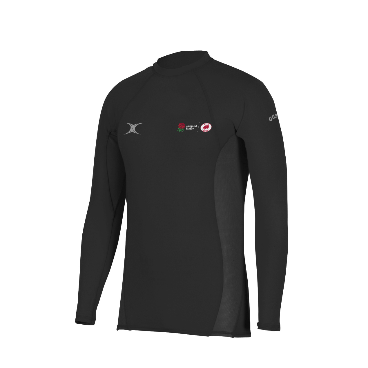 gilbert-rugby-atomic-ii-baselayer-top-england-match-officials-senior-nero-maglia image 1