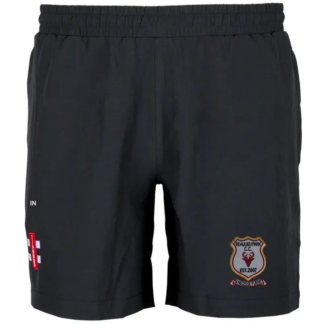 gray-nicolls-beaulieu-park-cc-senior-velocity-pantaloncini-nero image 1