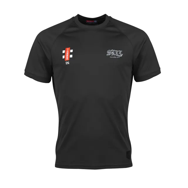 gray-nicolls-matrix-v2-t-shirt-manica-corta-senior-st-lawrence-nero image 1